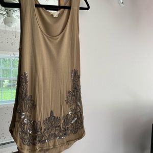 Renzo + Kai beaded long tank